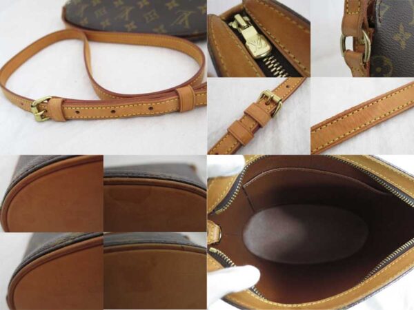 e47900a 2 Louis Vuitton Drouot Monogram Canvas Shoulder Bag Brown