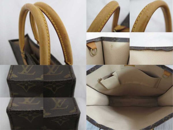 e47999a 2 Louis Vuitton Sac Plat Monogram Canvas Handbag Brown