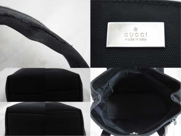 e48196a 2 Gucci Tote Bag Nylon Black