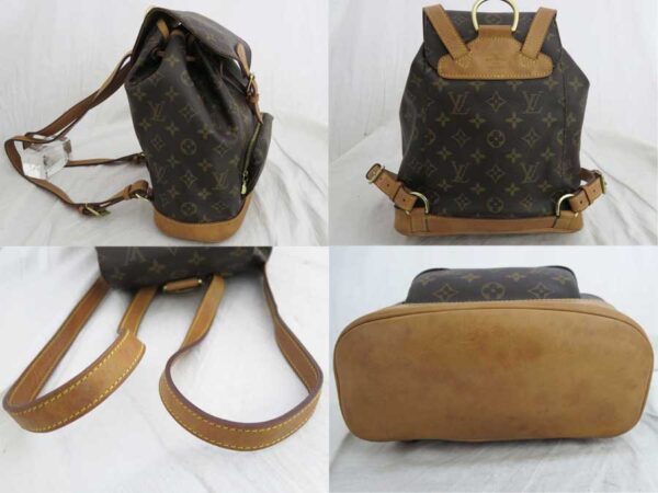 e48399a 1 Louis Vuitton Monsouris MM Monogram Canvas Backpack Brown