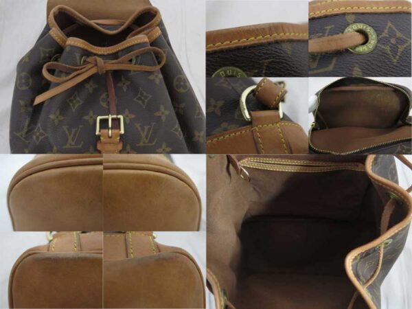 e48399a 2 Louis Vuitton Monsouris MM Monogram Canvas Backpack Brown