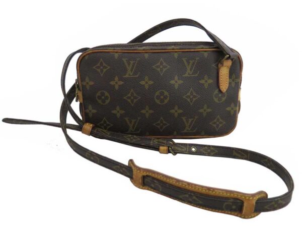 e48400a Louis Vuitton Marly Bandouliere Monogram Canvas Crossbody Shoulder Bag Brown