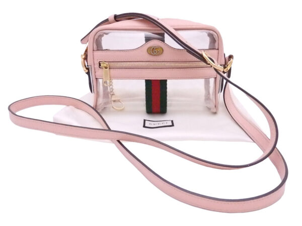 e48644a Gucci Ophidia Mini Shoulder Bag Vinyl Pink