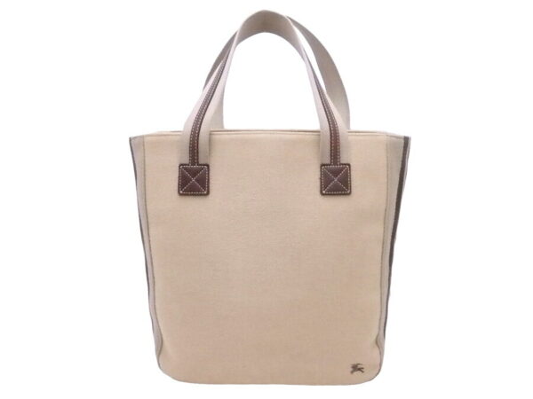 e48645f Burberry Leather Tote Bag Beige Brown