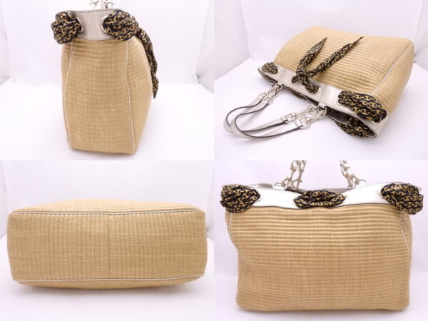 e48951f 1 Gucci Straw Tote Bag Beige