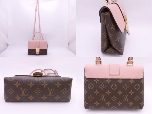 e49051a 1 Louis Vuitton Locky BB Monogram Canvas 2Way Bag Brown