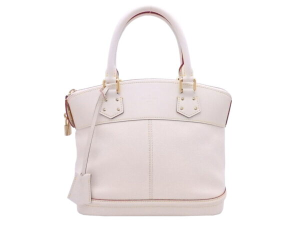 e49052a Louis Vuitton Lockit PM Suhari Leather Handbag Off White