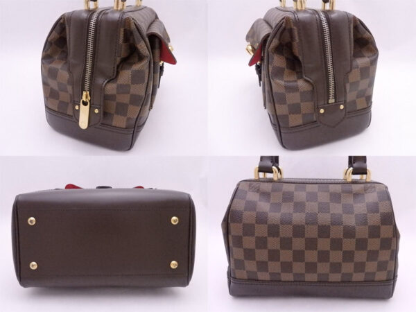 e49149f 1 Louis Vuitton Knightsbridge Damier Canvas Handbag Brown