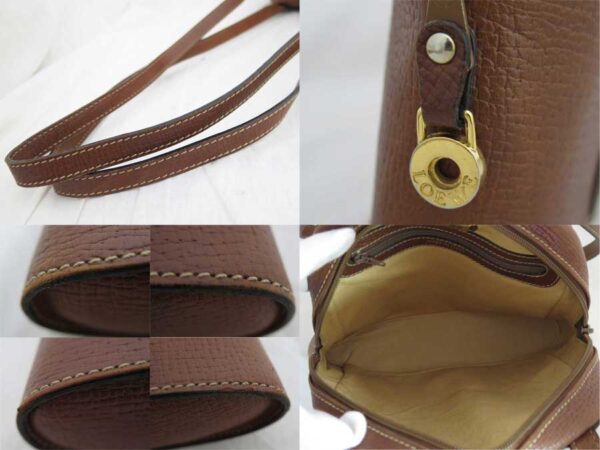 e49197f 2 Loewe Leather Shoulder Bag Brown