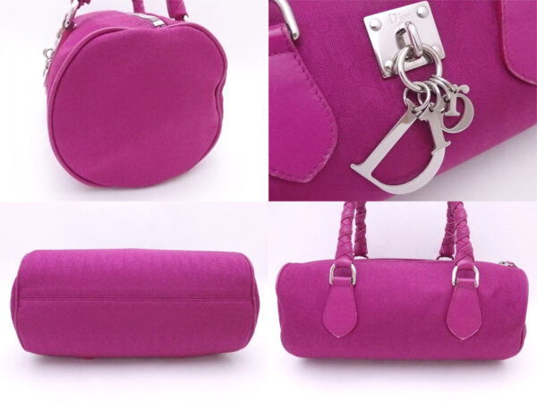 e49251f 1 Christian Dior Trotter Handbag Canvas Purple