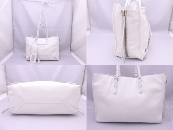 e49546a 1 Balenciaga Classic City Leather 2Way Bag White