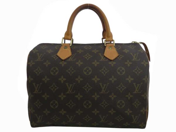 e49593a Louis Vuitton Speedy 30 Monogram Canvas Mini Bag Brown