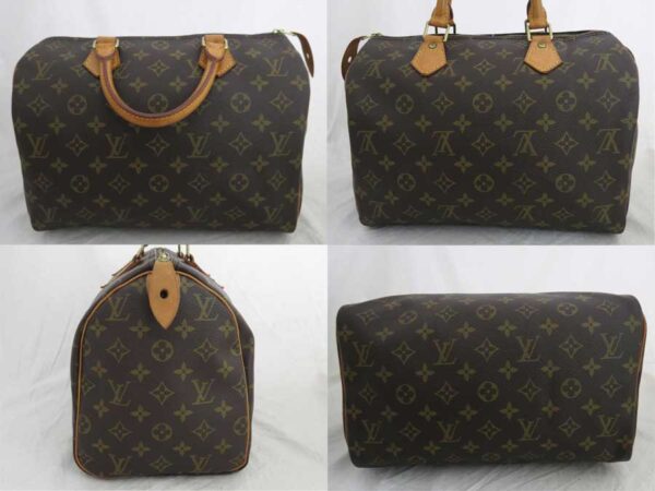 e49593a 1 Louis Vuitton Speedy 30 Monogram Canvas Mini Bag Brown