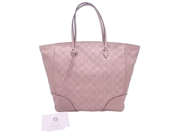 e49649a Gucci Guccisima Tote Bag Leather Pink