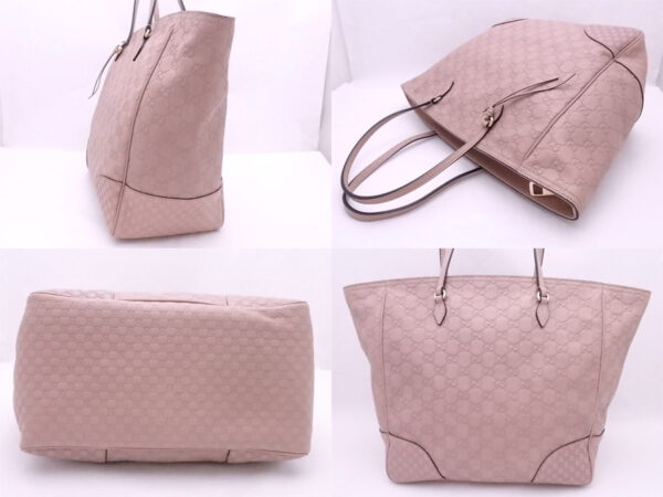 e49649a 1 Gucci Guccisima Tote Bag Leather Pink