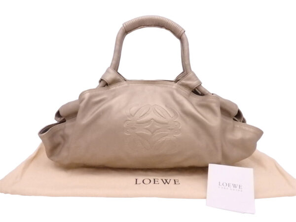 e49746a Loewe Nappa Aire Anagram Leather Handbag