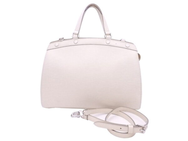 e49942a Louis Vuitton Blair MM Epi Leather 2Way Bag Off White