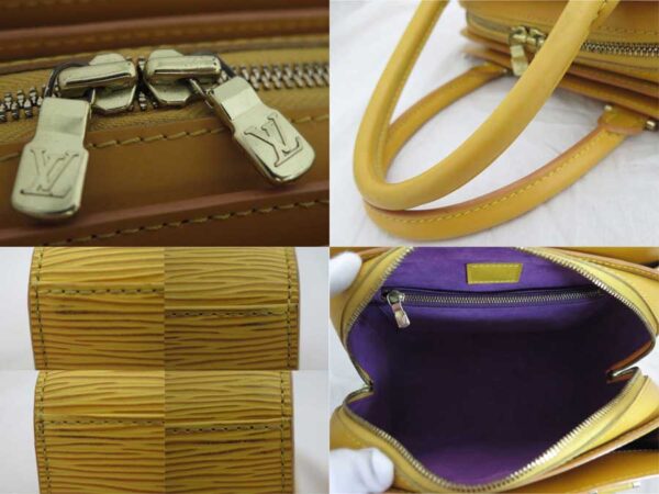 e49997a 2 Louis Vuitton Pont Neuf Epi Leather Handbag Yellow