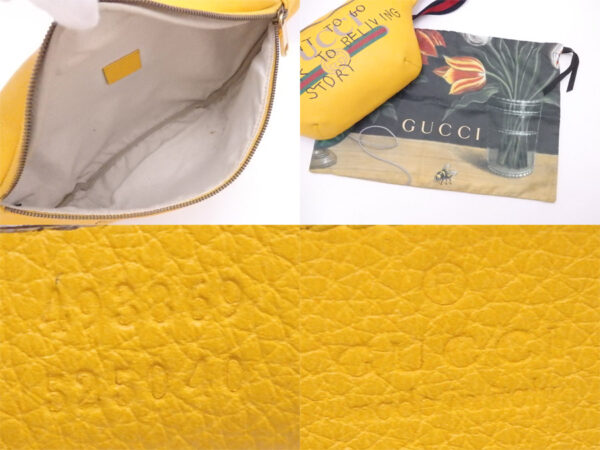 e50050a 2 Gucci Body Bag Leather Yellow