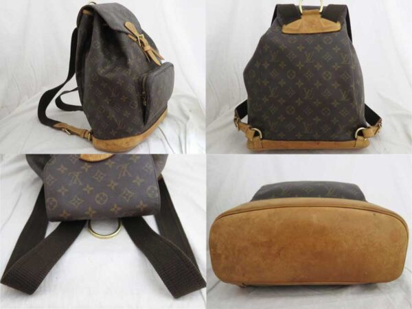 e50201a 1 Louis Vuitton Monsouris GM Monogram Canvas Backpack Brown