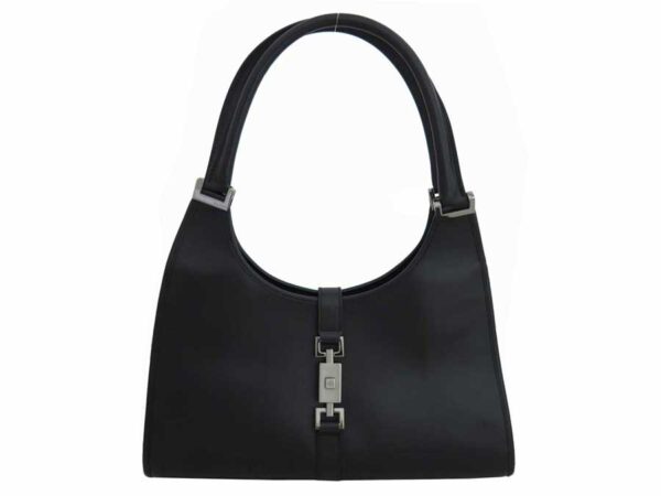 e50392a Gucci Jackie Shoulder Bag Leather Black