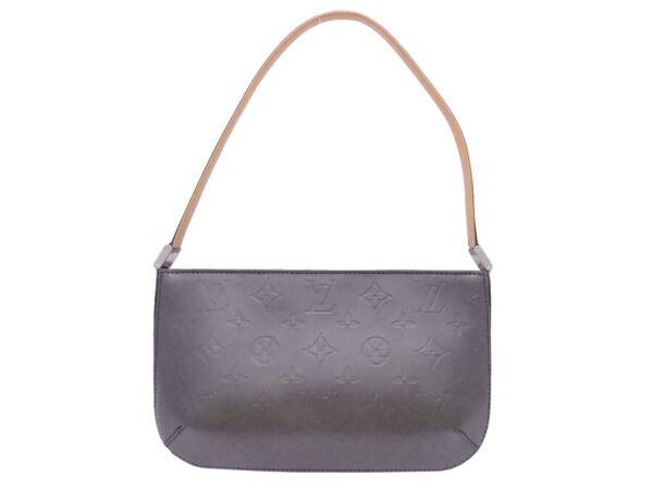 e50452f Louis Vuitton Fowler Monogram Matte Leather Shoulder Bag Gray Black