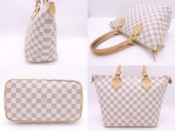 e50658a 1 Louis Vuitton Saleya PM Damier Canvas Tote Bag Azure