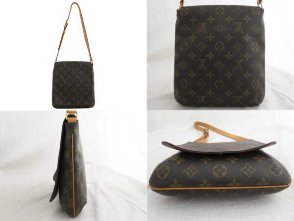 e50698a 1 Louis Vuitton Musette Salsa Monogram Canvas Shoulder Bag Brown