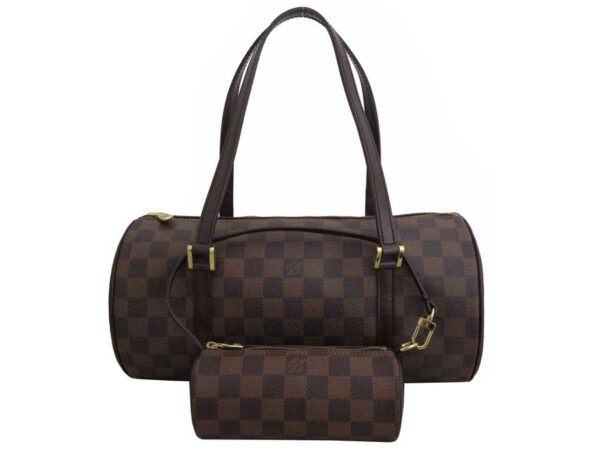 e50793f Louis Vuitton Papillon Damier Canvas Handbag Brown