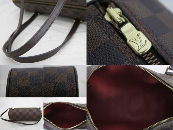 e50793f 2 Louis Vuitton Papillon Damier Canvas Handbag Brown