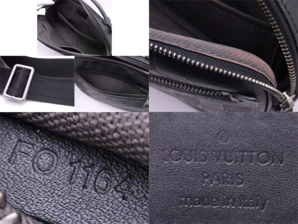 e50959a 2 Louis Vuitton Umbrella Damier Infini Leather Body Bag Black