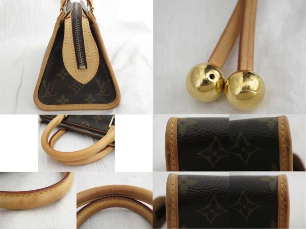 e51102f 4 Louis Vuitton Popincourt Monogram Canvas Handbag Brown