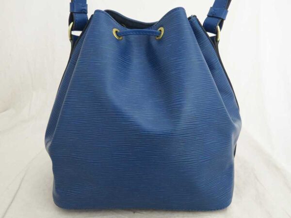 e51199a 2 Louis Vuitton Petit Noe Epi Leather Shoulder Bag Blue