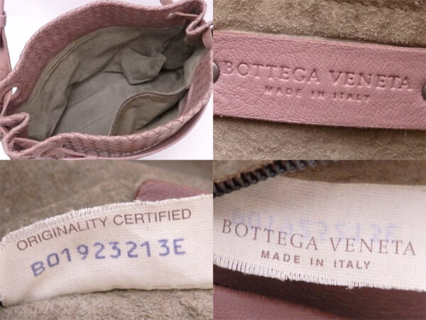 e51254f 2 Bottega Veneta Intrecciato Leather Shoulder Bag Pink Beige