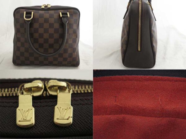 e51298a 4 Louis Vuitton Brera Damier Canvas Handbag Brown