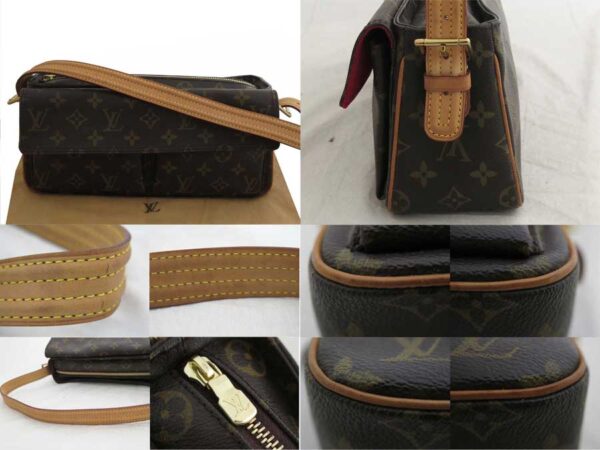 e51299a 4 Louis Vuitton Viva Cite PM Monogram Canvas Shoulder Bag Brown