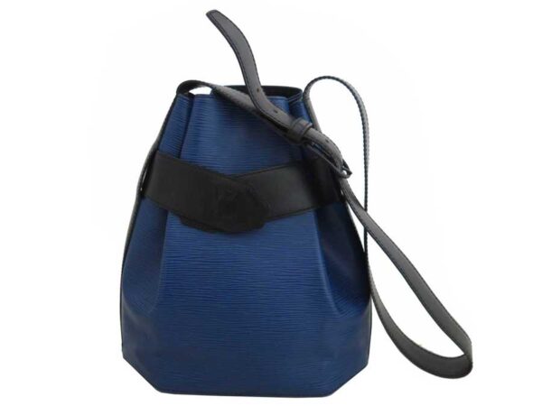 e51398a Louis Vuitton Sac De Paul Epi Leather Shoulder Bag Blue Black