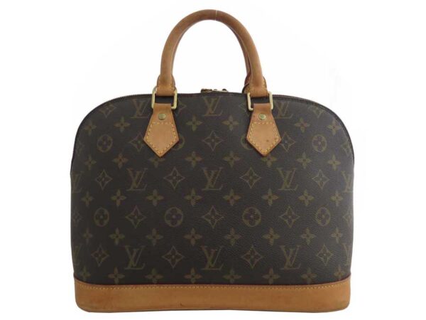 e51492a Louis Vuitton Alma Monogram Canvas Handbag Brown