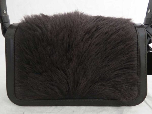 e51498f 1 Celine Shoulder Bag Fur Leather Brown