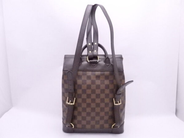 e51553a 2 Louis Vuitton Soho Damier Canvas Backpack Brown