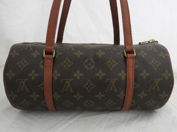 e51603a 1 Louis Vuitton Papillon Monogram Canvas Handbag Brown