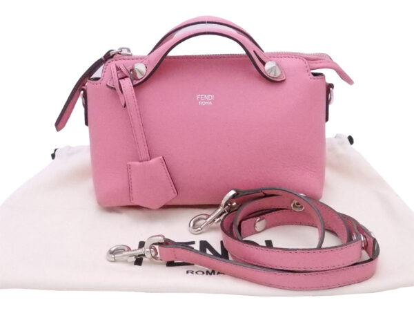 e51760 Fendi By the Way 2Way Bag Leather Pink