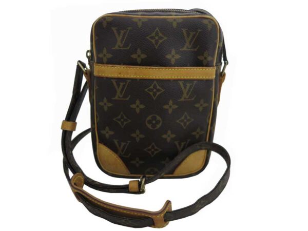 e51799a Louis Vuitton Danube Monogram Canvas Shoulder Bag Brown