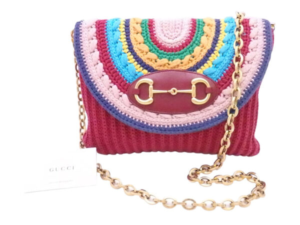 e51844a Gucci Horsebit Crossbody Bag Wool Red