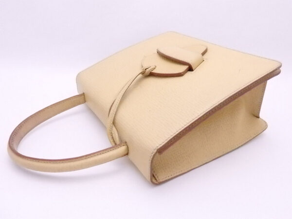 e51857a 1 Loewe Handbag Barcelona Yellow Beige Leather