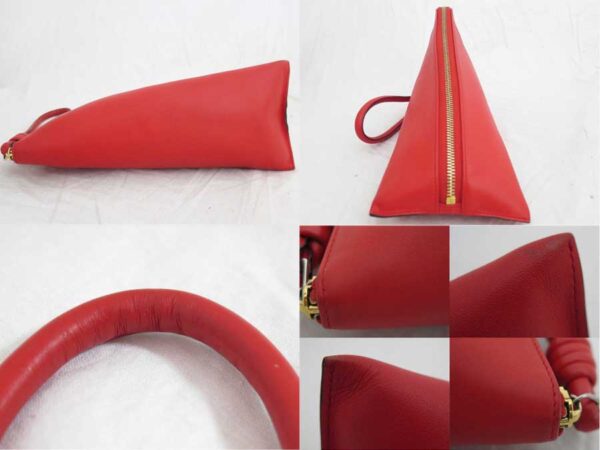 e51900a 4 Loewe Pouch Anagram Red Leather