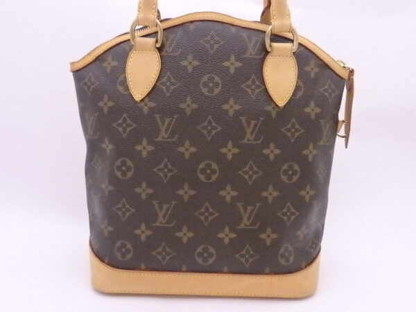 e51950a 2 Louis Vuitton Lockit Monogram Canvas Handbag Brown