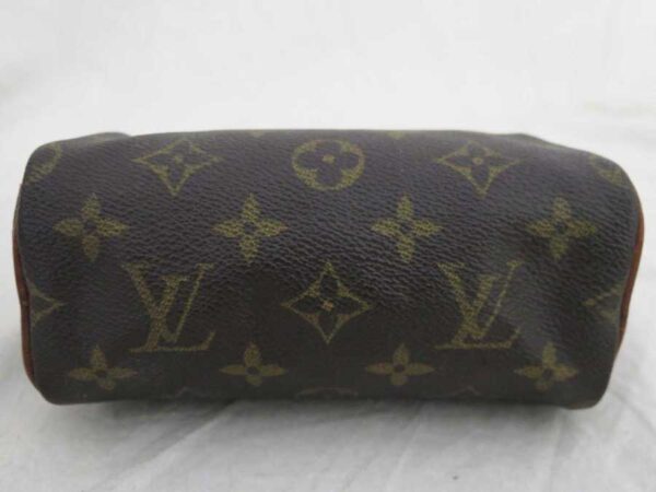 e51995a 2 Louis Vuitton Mini Speedy Monogram Canvas Handbag Brown