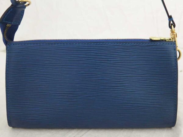 e51998f 1 Louis Vuitton Pochette Accessoire Epi Leather Pouch Blue