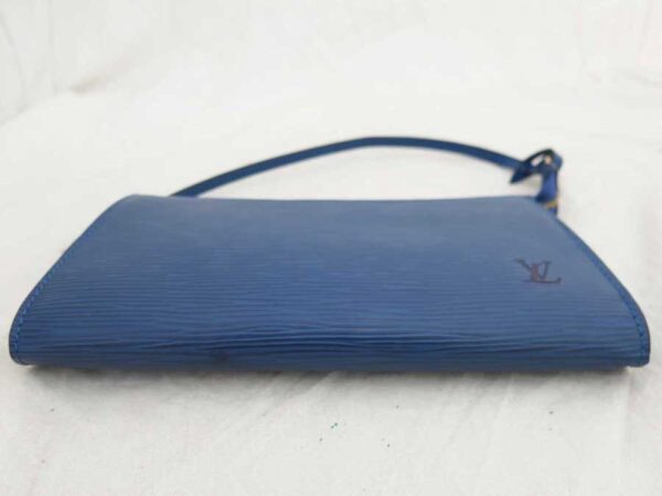 e51998f 2 Louis Vuitton Pochette Accessoire Epi Leather Pouch Blue